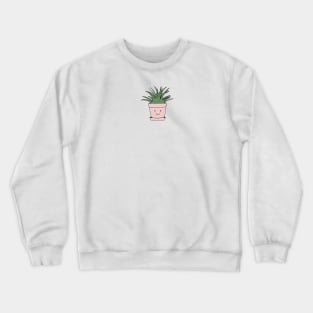 Cute smiling plant Crewneck Sweatshirt